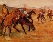 埃德加 德加 : Before the Race